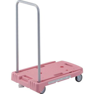 TRUSCO 樹脂台車 こまわり君 省音G車輪 600X390 ピンク 樹脂ストッパー付 ( MP-6039N2-P-JS ) トラスコ中山(株)