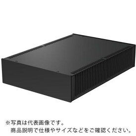 タカチ ( タカチ電機工業 ) 縦型ヒートシンク式アルミサッシケース ブラック ( HY70-23-33BB ) 【メーカー取寄】