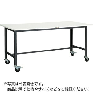 TRUSCO ( �g���X�R���R ) �y�׏d��Ƒ�(200kg)LEW�^ 1500X750XH845 ��100�L���X�^�[�t �_�[�N�O���[�F ( LEWR-1500C100 ) �y���[�J�[���z