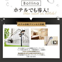 シャワーヘッドボリーナニンファシルバーマイクロナノバブル水流幅広節水美容バスグッズボリーナ【送料無料】【レビューでプレゼントあり】