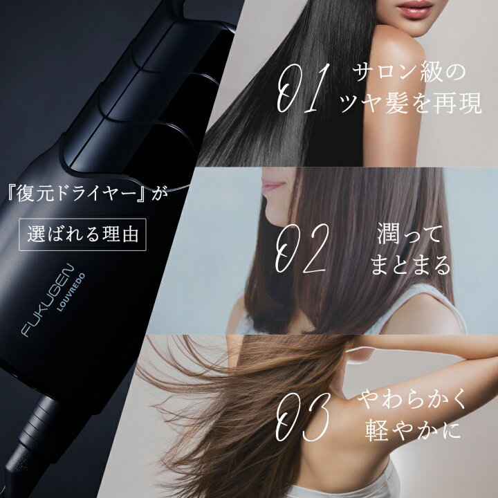 楽天市場】正規代理店 復元 ドライヤー mini α 日本製 ルーヴルドー LJ 