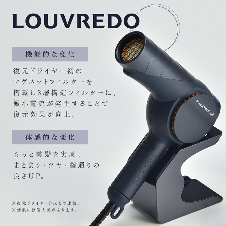 楽天市場】正規代理店 復元 ドライヤー Pro8 ルーヴルドー LJ-365DR8  