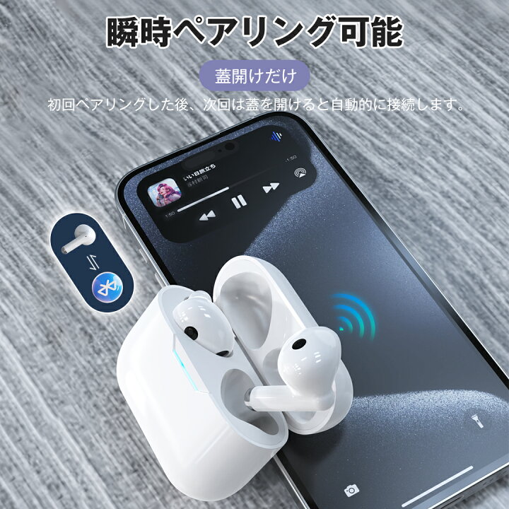 楽天市場】ワイヤレスイヤホン bluetooth5.3 イヤホン EDR ダブル 