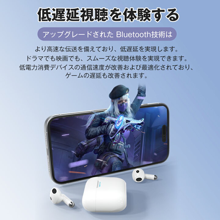 楽天市場】ワイヤレスイヤホン bluetooth5.3 イヤホン EDR ダブル 