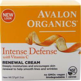 AVALON ORGANICS社　ビタミンCサン エージング ディフェンス リニューアル フェーシャル クリーム 2fl.oz