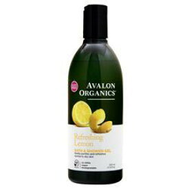 AVALON ORGANICS社　バス&シャワー ゲル(レモン)12fl.oz