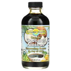 Dynamic Health　オーガニック・ココナッツアミノ、シーズニングソース、8液量オンス (237 ml)