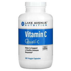 Lake Avenue Nutrition　ビタミンC、Quali-C（クオリC）、1,000mg、ベジカプセル365粒