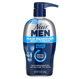 Nair　男性用除毛ボディクリーム（背中、胸、腕、脚）　368g（13オンス）