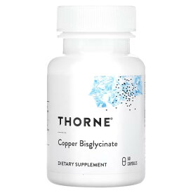 Thorne Research　ビスグリシン酸銅、カプセル60粒