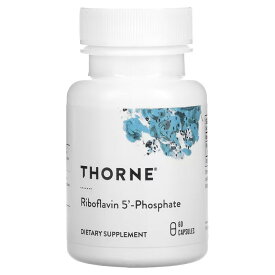 Thorne Research　リボフラビン5 'リン酸塩、60カプセル