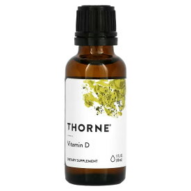 Thorne Research　ビタミンD, 1 fl oz (30 ml)
