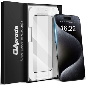 �y1����3���ɕC�G�E�V�^�K�C�h�g�zOAproda iPhone 15 Pro �p �K���X�t�B���� �y��̎��h�o�݌v�z�S�ʕی� ��phone15pro �p �t�B���� �d�x��9H�𒴂� �������� ���ȒP�\��t�� �C�A�[��