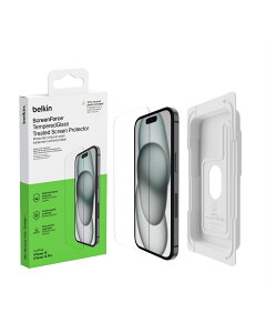 yAppleFKXtBzBelkin iPhone 16/ iPhone 15p یKXtB KX {AGCɎq R 0.33mm ȒPtLbgt OVA135zz