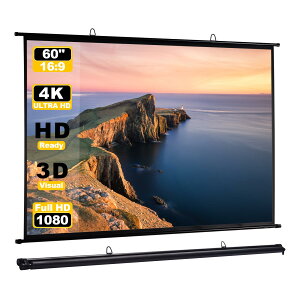 vWFN^[ XN[ ݂艺AXN[ vWFN^[pAXN[ 60C` 16:9 t@Co[OXAvWFN^[XN[^т[ɕ֗ȃRpNgTCYŁA