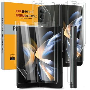 Newzerol y2Zbgv8z For Galaxy Z Fold4 tBySʕیECAEߗEwh~Ezz tXN[tB+@̃tB MNV[Z Fold 4یtB
