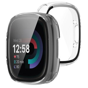 BUITFOU For Fitbit Sense 2/Versa 4 Jo[ Fitbit Sense 2/Versa 4 P[X ^ PC+KXf ̌^ t@[EFC Fitbit Sense 2/Versa 4 P[XΉ Sʕی ^ ȒP ϏՌ ߗ wh~ h