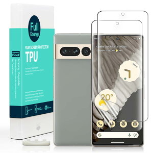 IBYWIND Google Pixel 7 Pro 5G�i6.7�C���`�j�p�X�N���[���v���e�N�^�[ �t���L�V�u��TPU�t�B����2�� [�w��ǂݎ�� ���t���ȒP]