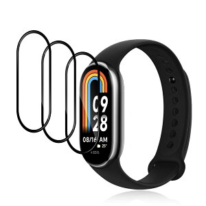 y3ZbgzFor Xiaomi Smart Band 8/Band 7 tB VI~ X}[goh8/7 یtB Kluso PET Yf@ 3DȖʃJo[ ߗ x^b` wh~ Ռz z CAh~ X