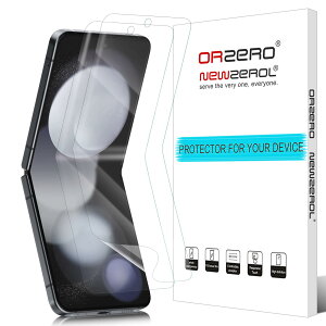 Newzerol �y2���z For Galaxy Z Flip5 �t�B���� SCG23/SC-54D�t�B�����y�S�ʕی�E�C�A�����E�����ߗ��E�w��h�~�E�����z���z �\�t�gTPU�f�� �t���X�N���[���t�B���� �M�����N�V�[Z Flip 5�ی�t�B����
