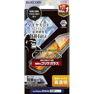 �G���R�� iPhone 16 Pro Max �K���X�t�B���� �����K���X �S�����K���X �d�x10H�� �_�C�������h�R�[�g ��U�h�~�݌v �w�䂪���Ȃ� 0.21mm �C�A������Ȃ� �y�K�C�h�g�t���z PM-A24DFLGDCO