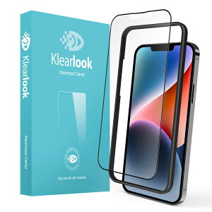 Klearlook Phone 14 / Phone 13 / Phone 13 Pro �A���`�O���A �K���X �t�B���� �u�Q�[���D���l�n��v 6.1�C���` �ی�t�B���� �S�ʕی� �P�[�X�Ɋ����� �T���T�� ���˖h�~ �w��h�~ ���d�x9H �C�A���� �\