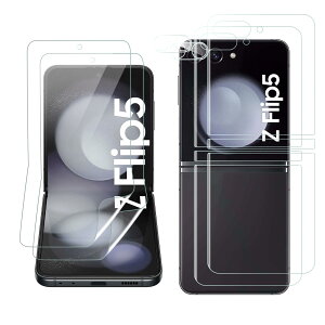SeGinn Galaxy Z Flip5 �p�y6���Z�b�g�z2�����C����ʃt�C���� 2���Z�b�g�o�b�N�t�C���� 2���J�����t�B���� �_�炩�� ����TPU�� �ی�t�B���� ���R�C�� �����ߗ� �S�ʕی� �C�A�Ȃ� �w��h�~ �Ռ�