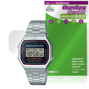 �~���r�b�N�X CASIO Collection STANDARD A168WA �Ή� �ی� �t�B���� �Ռ��z�� ���� �R�� �h�w�� �h�C�A ���{��