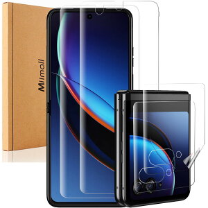 Miimall�y2�Z�b�g�zMoto Razr 40 Ultra �Ή� ���\��t�B����Moto Razr 40 Ultra �C�A���ŋ@�\ �Ռ��z�� �ȒP�\�t ��U�h�~ �����ߗ� �����h�~ TPU�ގ� Moto Razr 40 Ultra �t�B���� Moto Razr 40 Ultra �V�[�g