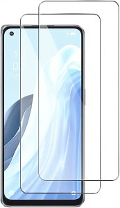 【2枚セット】OPPO Reno7 A / Reno9 A ガラスフィルム 指紋認証対応 OPPO Reno9A / Reno7A 強化ガラスフィルム フィルム 日本素材製 液晶保護フィルム 画面保護 ガラスカバー 極薄0.33mm 高透過率 耐指紋