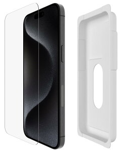 yAppleFKXtBzBelkin iPhone 15 Pro Maxp یKXtB KX {AGCɎq R 0.33mm ȒPtLbgt OVA138zz