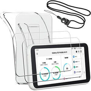 Nutmeg�y�t�C����&�P�[�X2+1�zGalaxy 5G Mobile Wi-Fi SCR01 �p�� �K���X�t�C���� �Ή� Galaxy 5G Mobile Wi-Fi SCR01 �p�� �P�[�X �N���A 5G Mobile Wi-Fi SCR01 �ی�J�o�[ �ϏՌ� SCR01 �p�� �t�C���� �w��h�~ �C�A�h