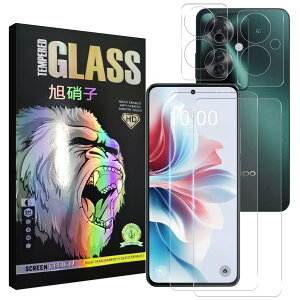 【2+2 枚セット- AGC旭硝子】 OPPO Reno11 A フィルム oppo reno11 a ガラスフイルム 【2枚】+ レンズフィルム 【2枚】 oppo reno 11a 液晶保護フィルム オッポ リノreno11 a 強化ガラス 液晶 ガラス さらさら