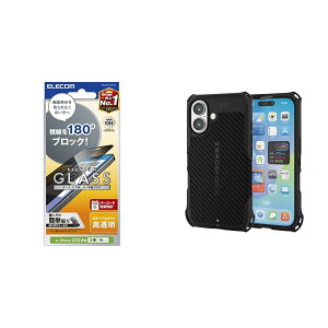 yϏՌP[XZbgz GR iPhone 16 KXtB KX dx10H ̂h~ 180° vCoV[ی Uh~݌v yKChgtz PM-A24AFLGGPF2 + GR iPhone 16 P[X Ϗ