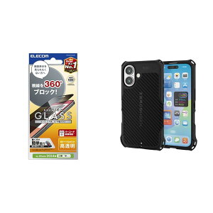 yϏՌP[XZbgz GR iPhone 16 KXtB KX dx10H ̂h~ 360° vCoV[ی Uh~݌v w䂪Ȃ CAȂ yKChgtz PM-A24AFLGGP