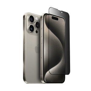 miak iPhone 15 Pro ̂h~  KXtB (2) [ vCoV[ی \ʍdx9H 2dیR[eBO Uh~ wth~ XNb`h~ ^ 0.3mm 炩ȃ^b` \t