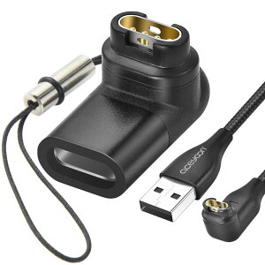 aceyoon K[~p[dP[u 1m L^ + USB ϊA_v^ Zbg for Garmin [d }[d `[WOP[u ForeAthlete/Vivoactive/Fenix/Vivosport/Approach/Forerunner ȂǑ@Ή for Garmin Charging C