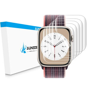 AUNEOS Apple Watch 41mm�E40mm �t�B���� Series 9�E8�E7�E6�E5�E4�Ese �Ή� �A�b�v���E�H�b�` �t���ی� �t�B���� 41mm�E40mm �K�p �u2022�N�H���ǁvTPU�� �L�Y�C���@�\ �������h�~ �P�[�X�Ɋ����� ��