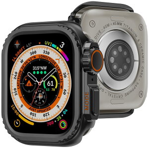 Zumyzu for �A�b�v���E�H�b�` �J�o�[ 49mm Apple Watch�p �P�[�X Ultra Ultra2 �E���g�� �����Ղ邤������ ���^���J�o�[ �S�ʕی� ������ �o���p�[ �X�e�����X�P�[�X �ϏՌ� �����ȒP �����Y �w�r�[ �f