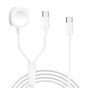 POLINK 2in1 USB C for AbvEHb` [d Apple Watch [d CX [d@ PD Ή 60W}[d }Olbg iWatch[dP[u PhoneA ?Type-C @[d ^ѕ֗ y Apple Watch Series1