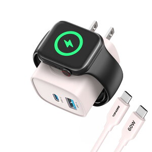 TOPADRE AbvEHb`[dΉ CX[d 3in1 apple watch [dΉ PD20W*USB-C 18W*USB-A }[d iPhone16/16Plus/16Pro /16Pro Max/15/14/13Pro/ProMax/Galaxy/AirPodsȂǑΉ RpNg ^ y o