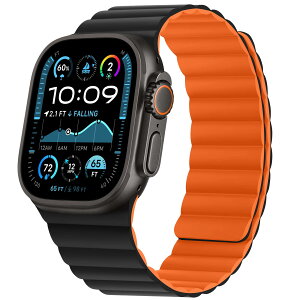 [HITZEE] �}�O�l�b�gBand �R���p�`�u�� Apple Watch �o���h 49mm 46mm 45mm 44mm 42mm 41mm 40mm 38mm �\�t�g�V���R�����C �X�|�[�c�o���h Apple Watch Ultra 2 Ultra �V���[�Y 10 9 8 7 SE 6 5 4 3 2 1�ɑΉ��i42mm/44mm/45mm/46mm/4