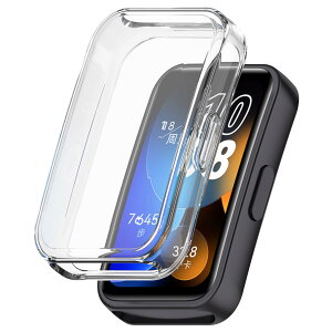NUPO for HUAWEI Band 9 / 8 P[X X}[gEHb` Sʕی TPU bL EȒP ^b`x ϏՌ h~ HUAWEI Band9 / Band8 یJo[ (NA)