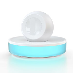 「業界初!オシャレな球形設計」 アップルウォッチ 充電器 apple watch 充電 可変七色LED アップル ウォッチ 充電スタンド ワイヤレス磁気充電機 急速充電 ナイトスタン USB-C ケーブルと可変7色