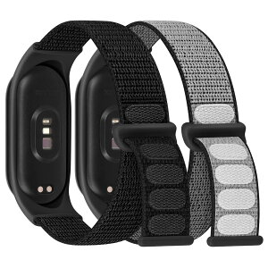 [TumpCez] �i�C�����o���h �Ή�Xiaomi Mi Band 6 5 4 3/Amazfit Band 5�C�X�|�[�c���[�v�o���h �V�����i�C�����y�ʒʋC�� �����p �o���h�K�p�\�Ȓj���Ə���