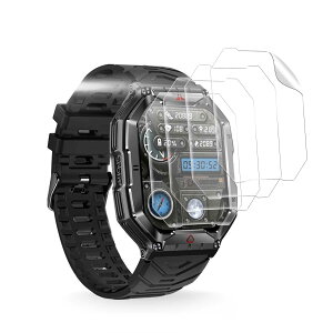 �y4���Z�b�g�zFor OMMQ KR82 �X�}�[�g�E�H�b�` 2.1�C���` �t�B���� �ی�t�B���� �yNOUKAJU�zFor Vezuoco/OMMQ KR82 �ی�t�B���� �d�x6H ���h�~ �����ߗ� �w��h�~ �����ȒP �ɔ� �������� �t�B���� Smart W