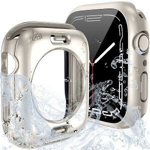 [Sunhel] �R���p�`�u�� Apple Watch �A�b�v���E�H�b�` �P�[�X 2-in-1 �h���P�[�X �Ή� AppleWatch SE/SE2 Series9/8/7/6/5/4 �S�ʕی�J�o�[ �ϏՌ� �y�� �E���ȒP(�X�^�[�O���E�C41mm)