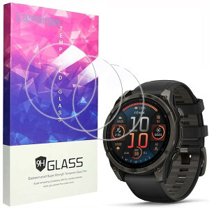 Lamshaw for Garmin Fenix 8 47mm�X�}�[�g�E�H�b�` �ی�t�B����, [3���g] 9H �K���X�t�B���� �ی� �t�B���� �J�o�[ �Ή� GARMIN(�K�[�~��)Fenix 8-47mm AMOLED,Solar�X�}�[�g�E�H�b�`��p ? (3��)
