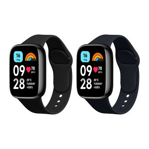 [kwmobile] 2x �����x���g �Ή�: Xiaomi Redmi Watch 3 Active �o���h - �V���R���o���h �\�t�g TPU �ϋv�� ���F/���F