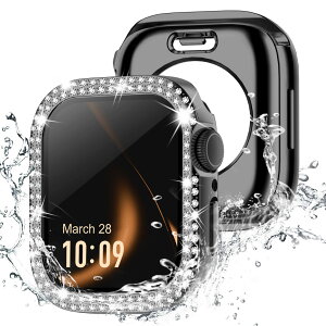 360�x�h���݌v Missair �R���p�`�u�� �A�b�v���E�H�b�` �J�o�[ �L���L�� Apple Watch �J�o�[ �h���P�[�X 45mm �_�u���_�C�������h �ی�t�B�����t�� ��̌^ IP68���S�h�� iWatch �P�[�X Series 8 7�ɑΉ�
